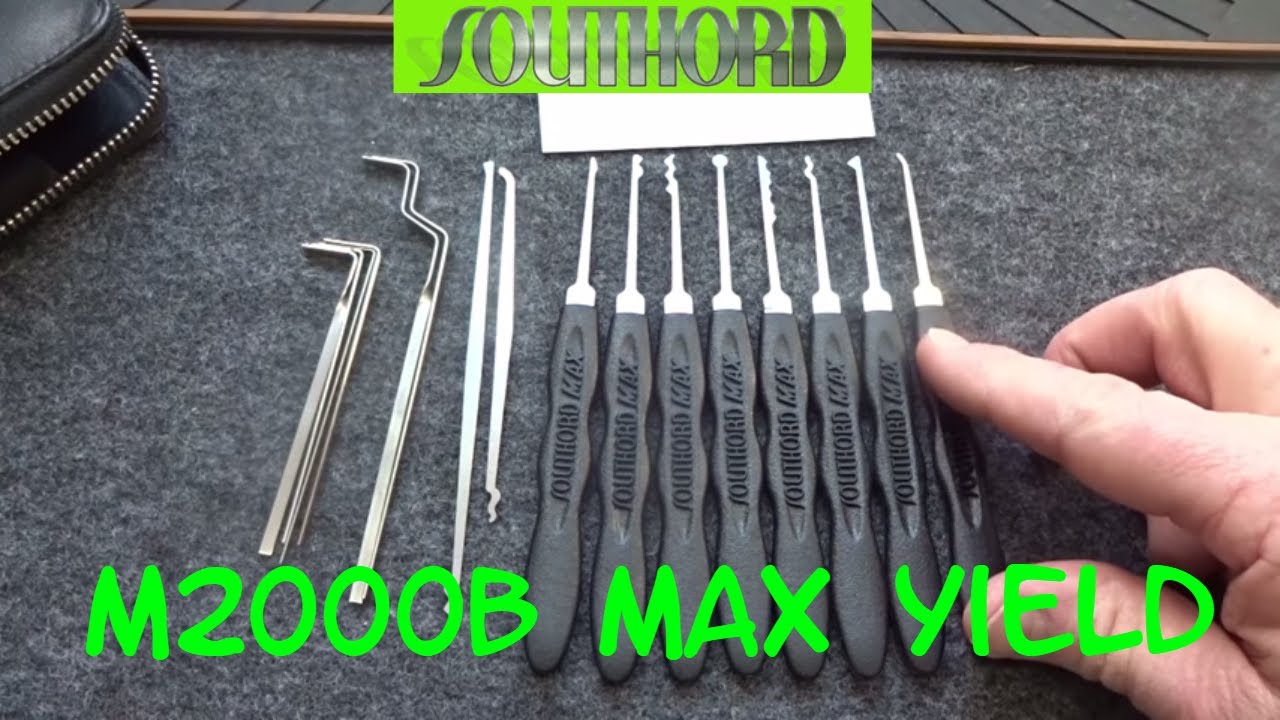 (1007) Review: SouthOrd M2000B MAX Pick Kit – BosnianBill's LockLab