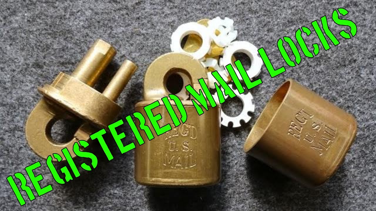 (1034) Antique Registered Mail Lock (Thanks LPL!) – BosnianBill's LockLab