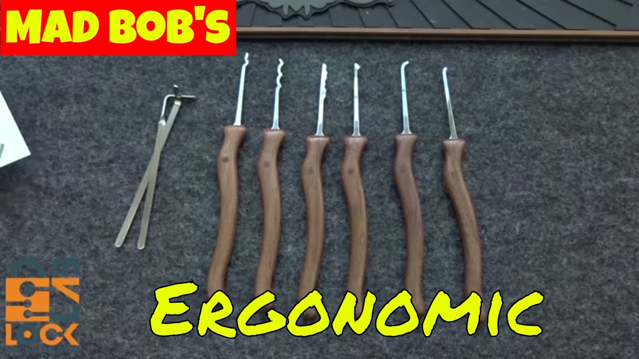 (1044) Review: Mad Bob's Ergonomic Picks (GIVEAWAYS) – BosnianBill's LockLab