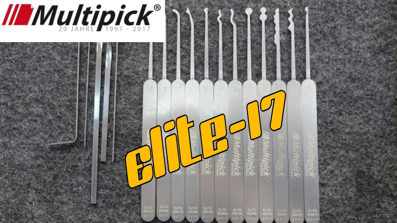 (1055) Review: Multipick Elite 17 Pick Kit – BosnianBill's LockLab