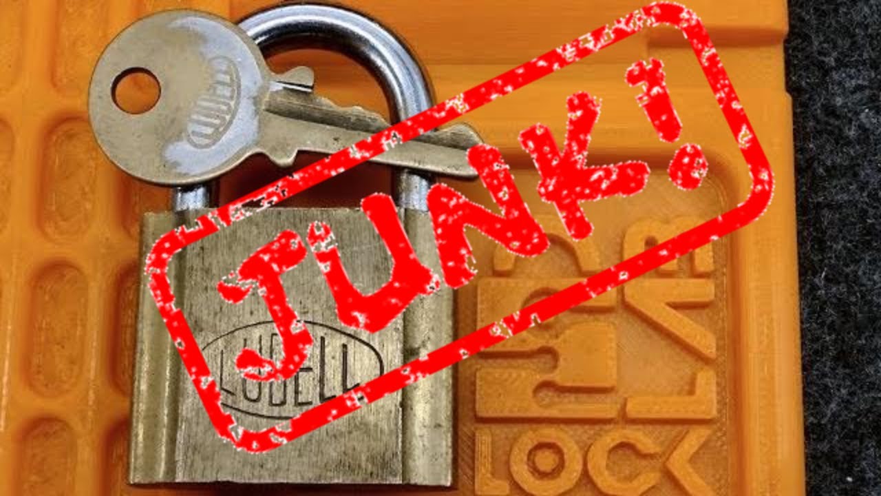 (1104) Ludell Padlock (JUNK!) – BosnianBill's LockLab