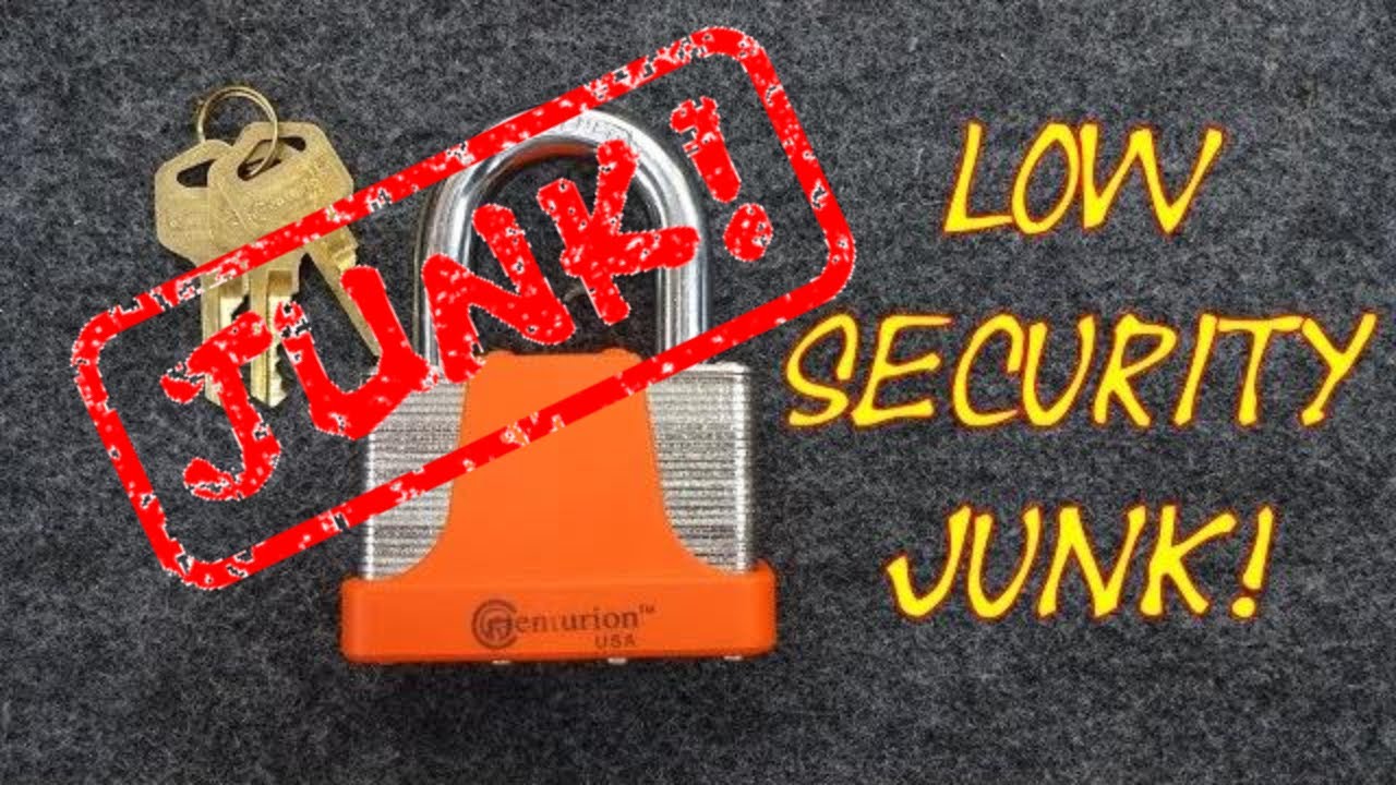 1107 Centurion HS Padlock JUNK! – BosnianBill's LockLab