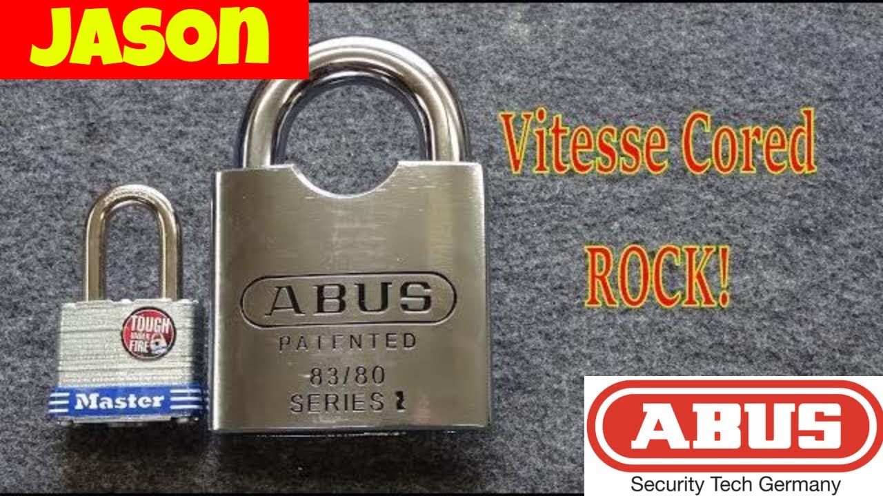 (1115) Abus ROCK w/Vitesse Core (Thanks Jason!) – BosnianBill's LockLab