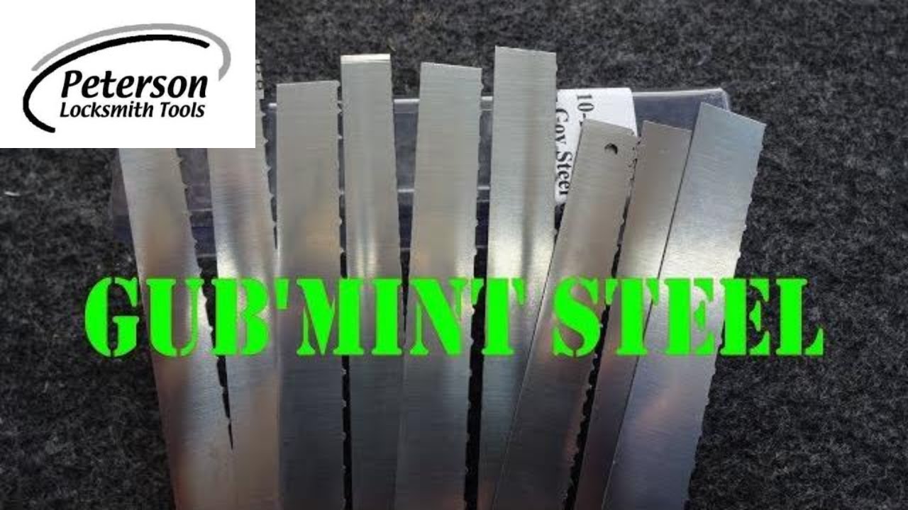 (1130) Review: Government Steel Pick Material – BosnianBill's LockLab