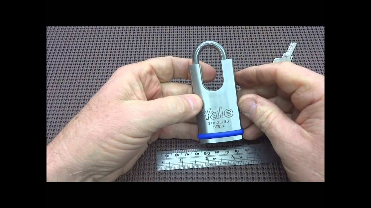 (119) Yale 40mm Shrouded High Security Dimple Padlock SPP'd & Gutted – BosnianBill's LockLab