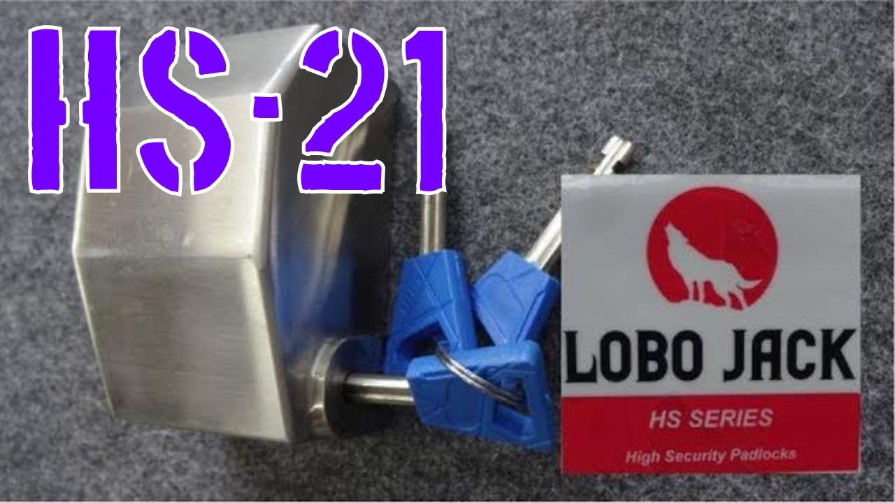 (1193) Lobo-Jack HS-21 High Security Lock – BosnianBill's LockLab