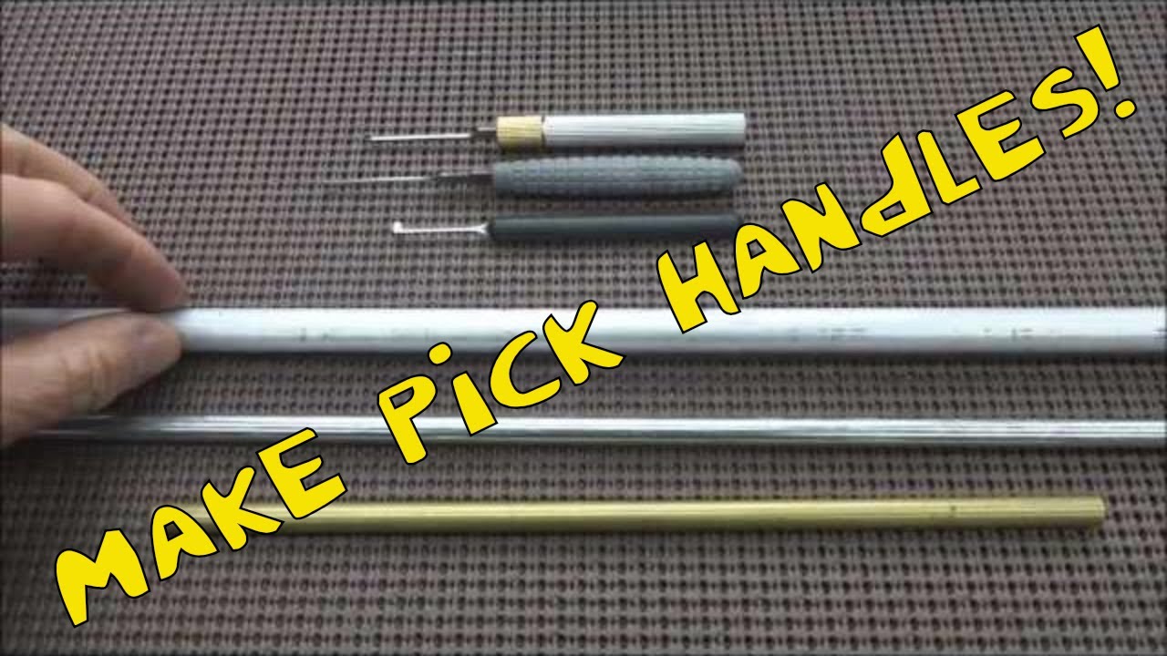 (121) Make Your Own Pick Handles with Interchangeable Tips (Quickpicks) – BosnianBill's LockLab