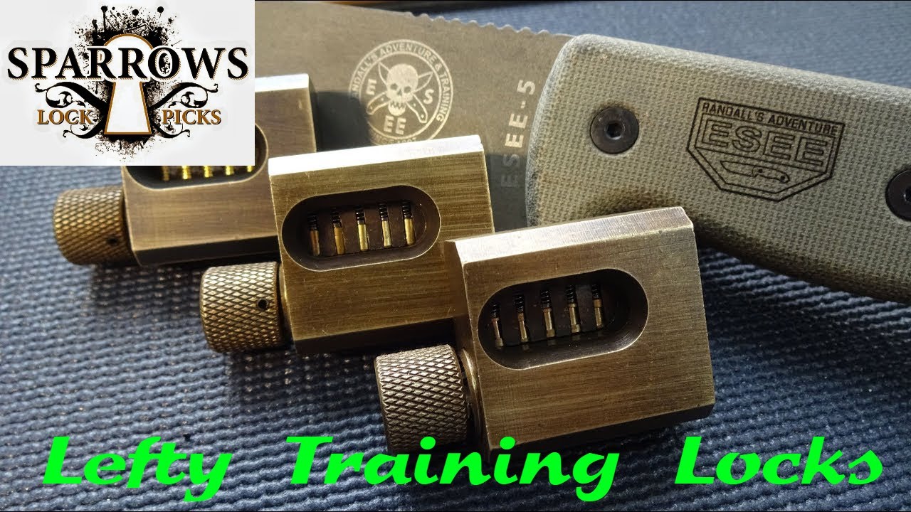 (1252) Review: Sparrows "Lefty" Training Locks – BosnianBill's LockLab
