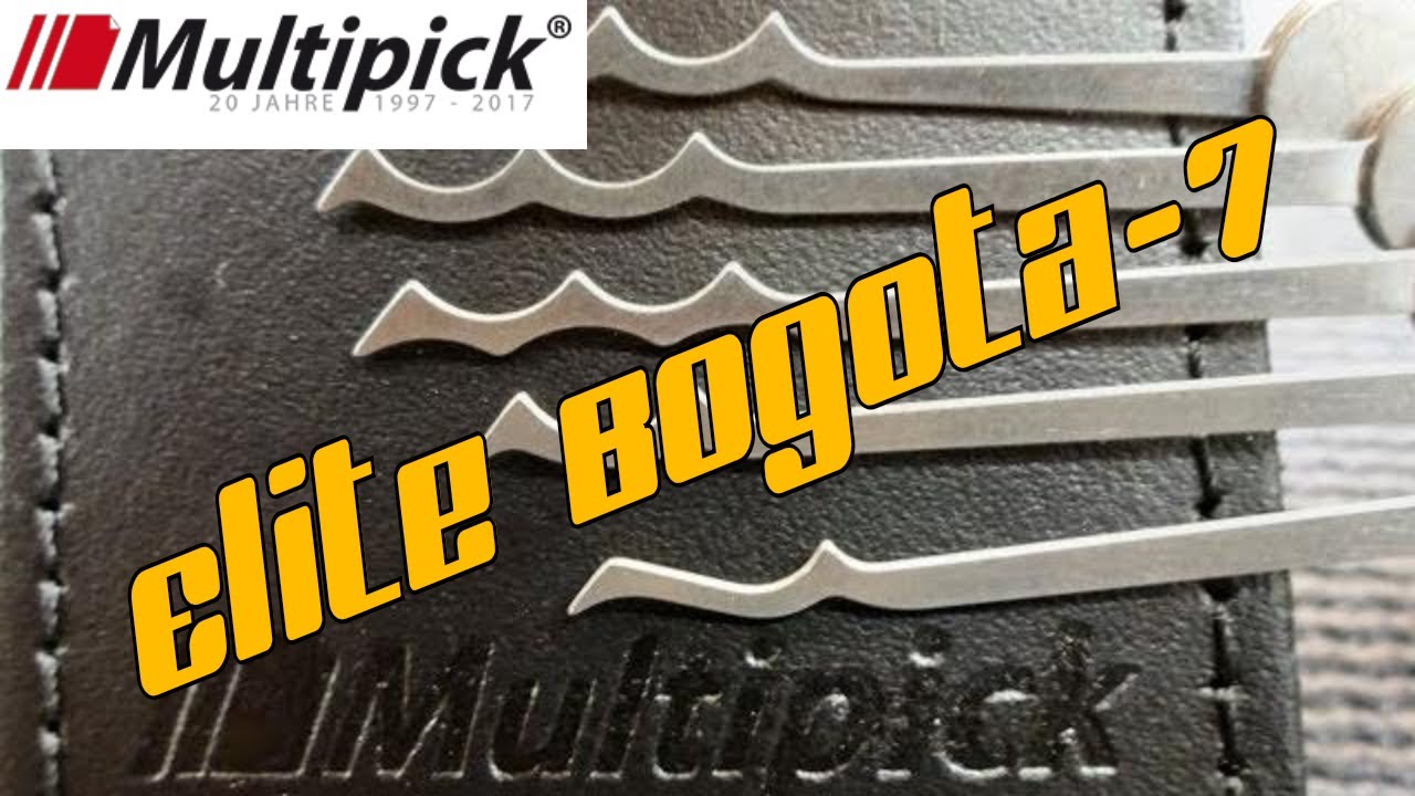 (1260) Review: MultiPick Elite Bogota-7 and Tension Kit – BosnianBill's LockLab