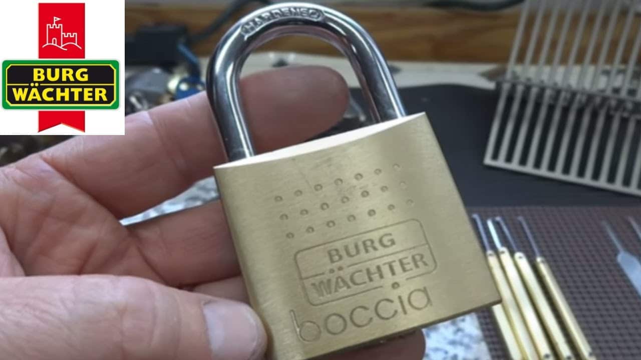 (129) Burg Wächter 450/50 11-Pin Dimple Padlock SPP'd – BosnianBill's LockLab