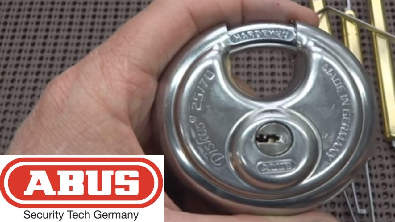 (130) Abus 25/70 Diskus Dimple Padlock SPP'd – BosnianBill's LockLab
