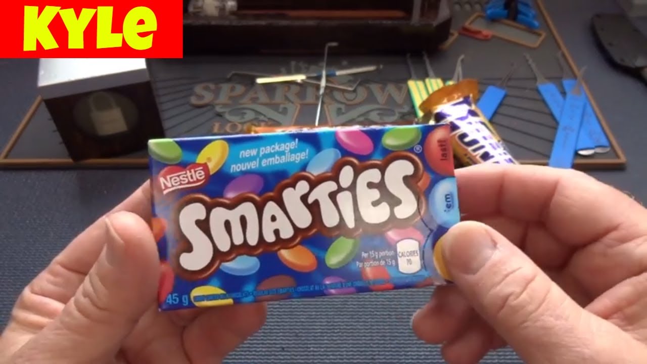 (1307) Challenge: Smarties Required for Open – BosnianBill's LockLab
