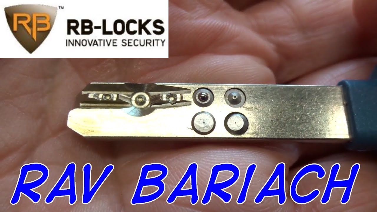 (1317) Rav Bariach Pin-in-Pin DImple Lock Picked & Gutted – BosnianBill's LockLab