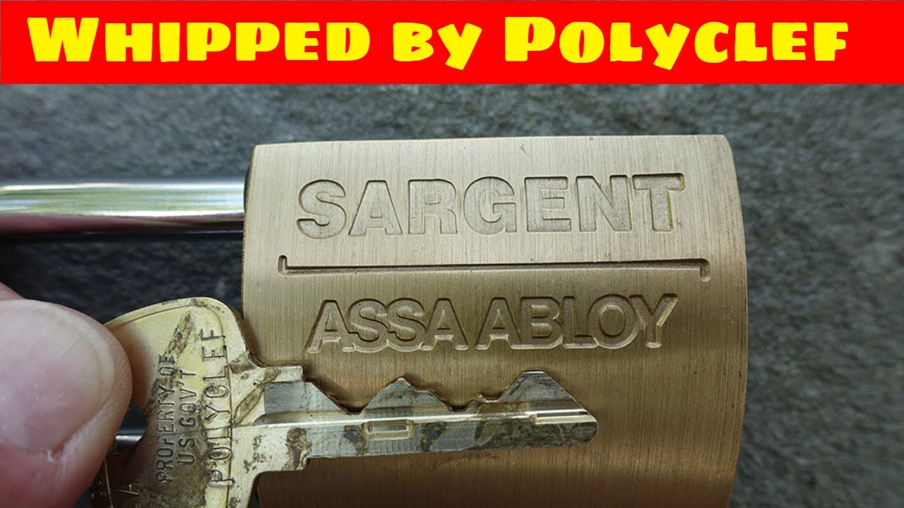 (1337) Whipped: Sargent Padlock with Hidden Trap Pin – BosnianBill's LockLab