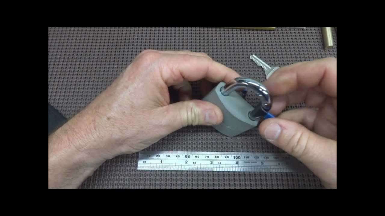 (134) Hermex CH-50 Padlock SPP'd, Raked, Shimmed and Bypassed…whew! – BosnianBill's LockLab