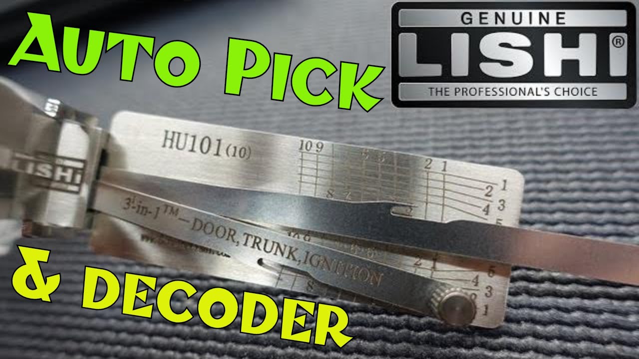 (1340) Review: Lishi HU101 Auto Lock Pick & Decoder – BosnianBill's LockLab