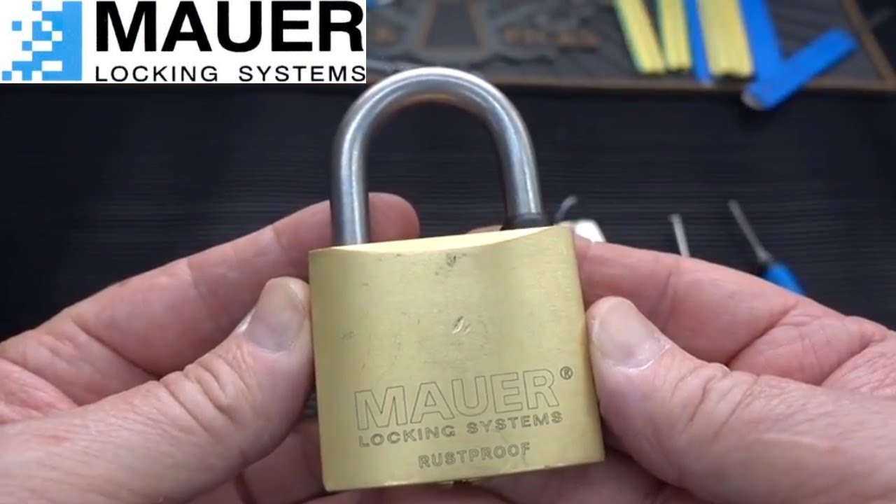 (1352) Mauer Dimple Padlock Picked & Evicted – BosnianBill's LockLab