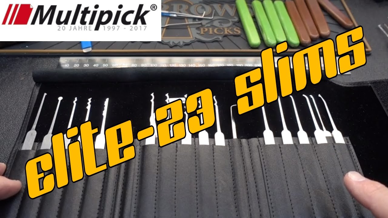 (1383) Review: Multipick ELITE-23 Slim Picks (0.015") – BosnianBill's LockLab