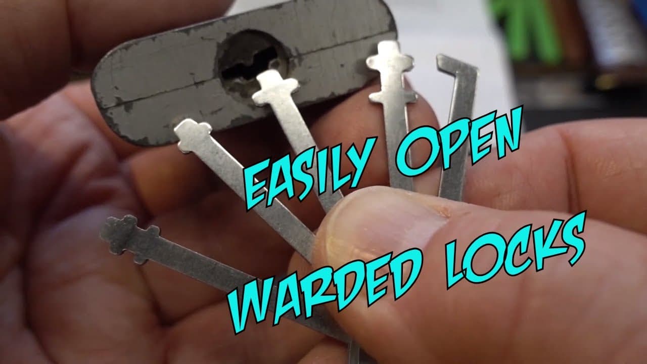 (1420) Opening Warded Locks – BosnianBill's LockLab