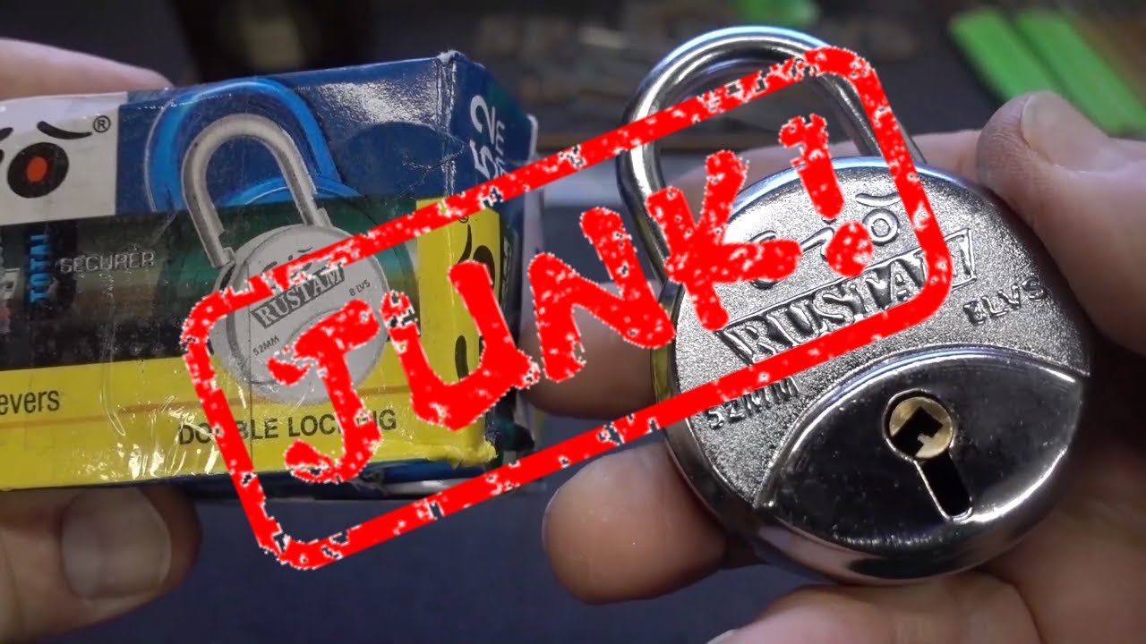 (1433) Gio Rustam Lever Lock (JUNK!) – BosnianBill's LockLab