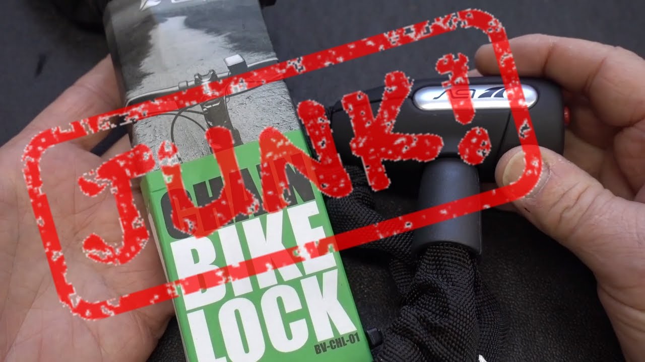 (1443) Review: BV Bike Lock (JUNK!) – BosnianBill's LockLab