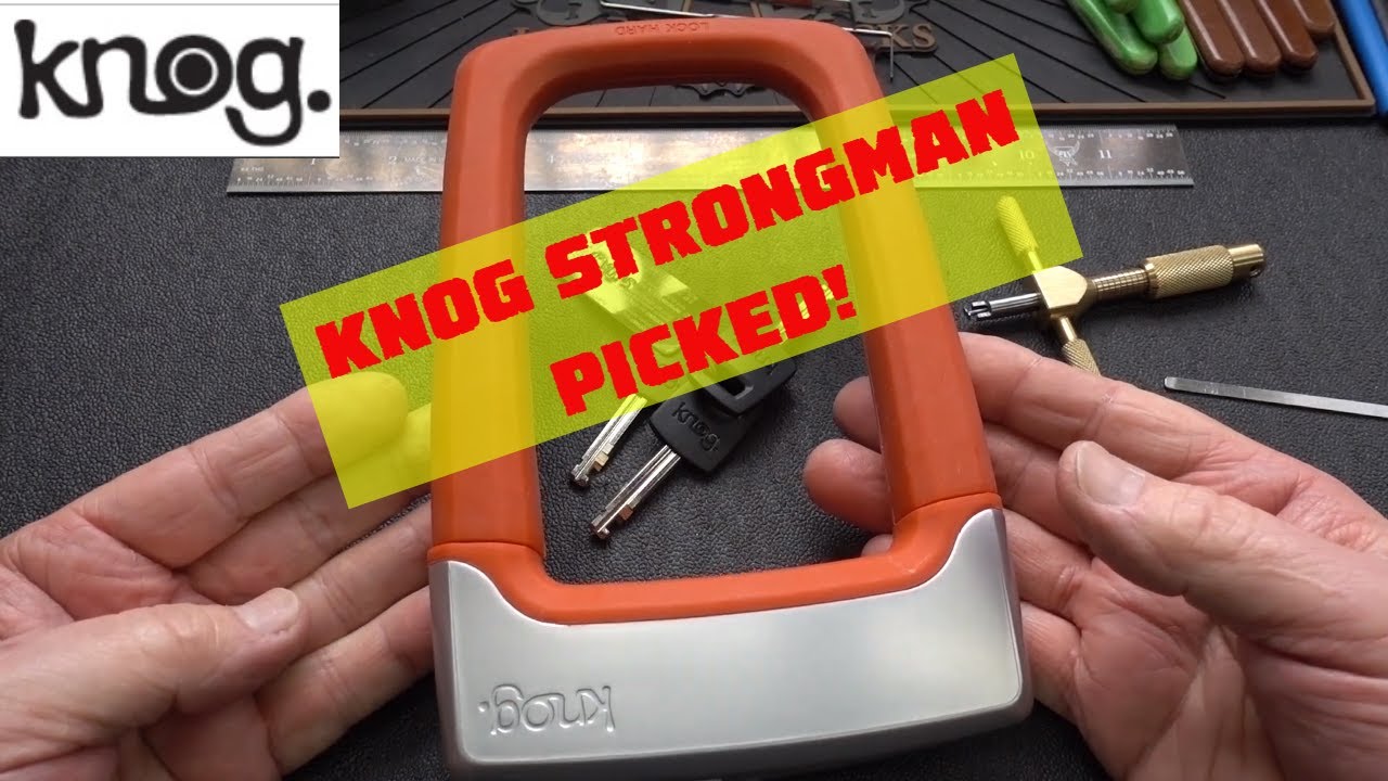 (1448) Knog Strongman Disc Detainer Bike Lock Picked Open – BosnianBill's LockLab