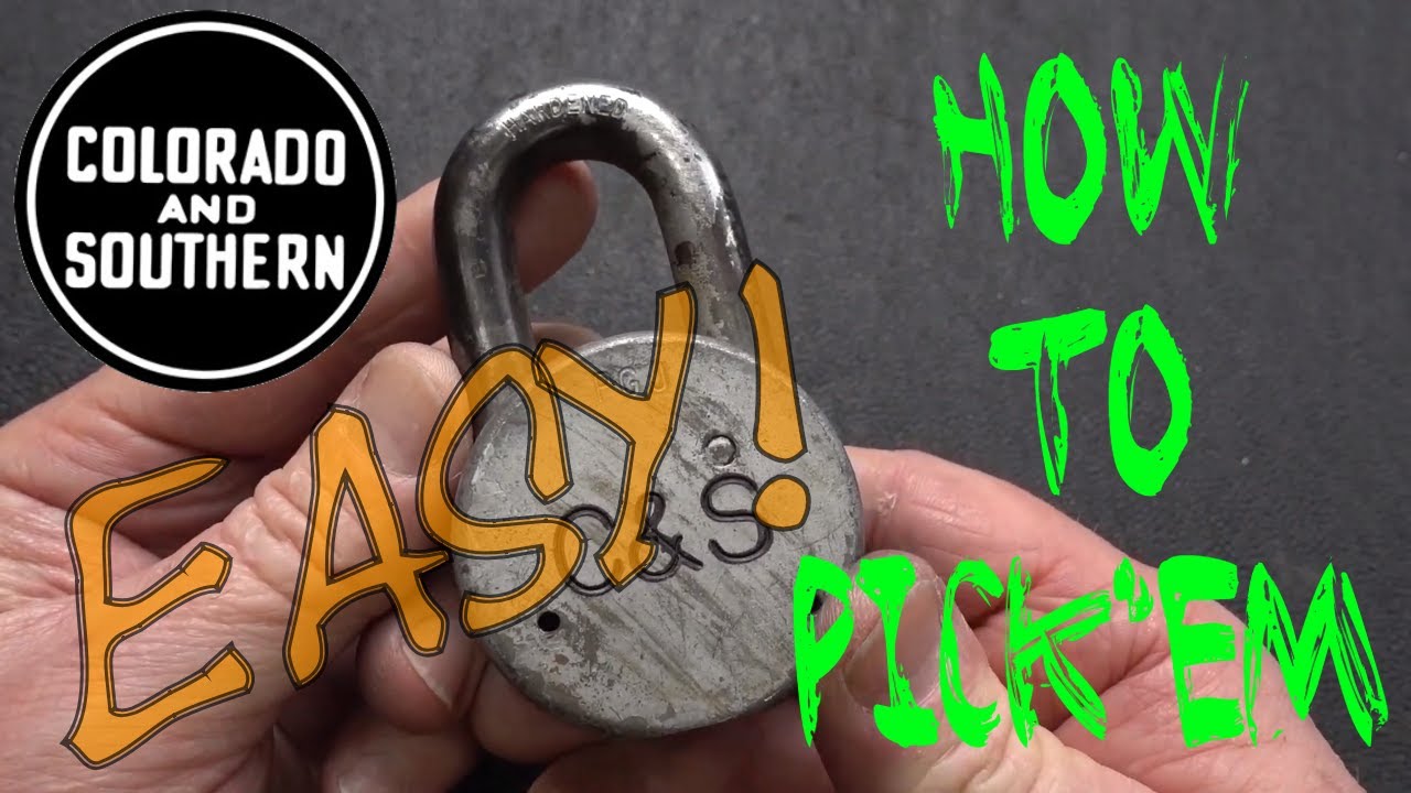 (1449) American H10 Railroad Padlock (How to pick) – BosnianBill's LockLab