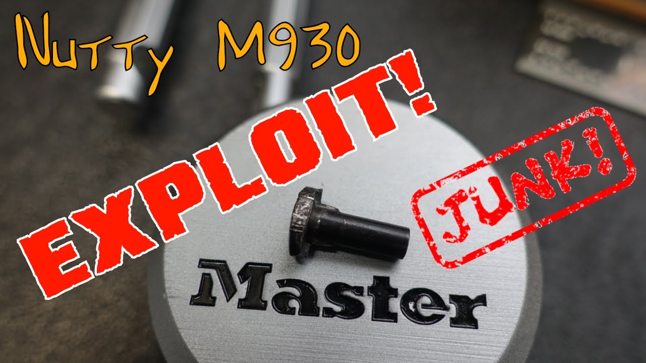 (1452) Master Lock M930 EXPLOIT Discovered! – BosnianBill's LockLab