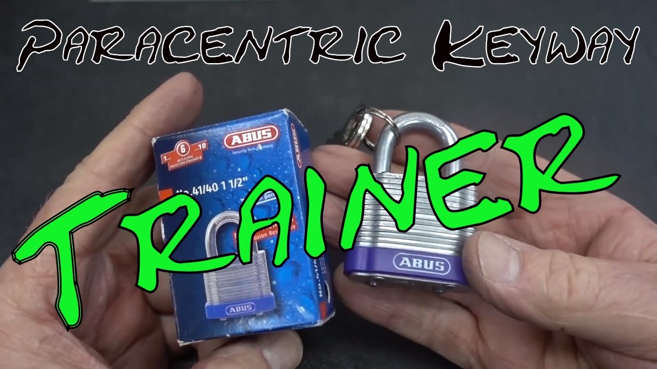 (1464) Abus 41/40 Paracentric Keyway Training Padlock – BosnianBill's LockLab