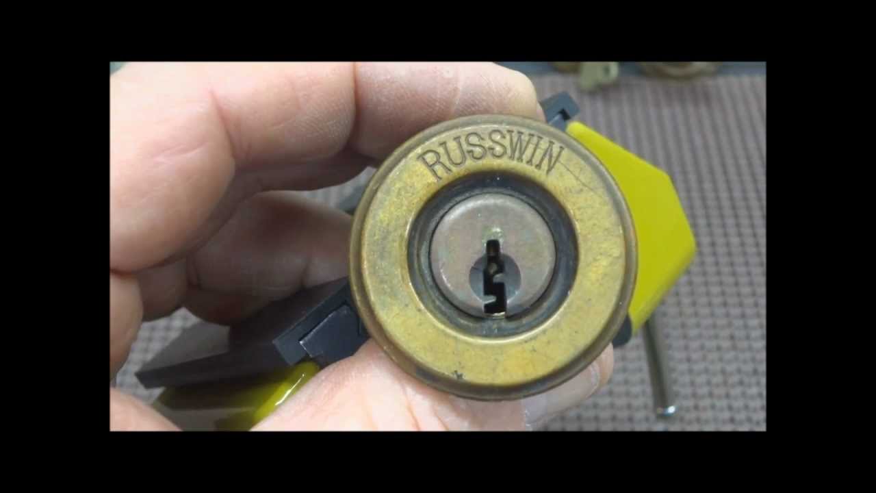 (147) Antique Russwin Rim Cylinder – BosnianBill's LockLab