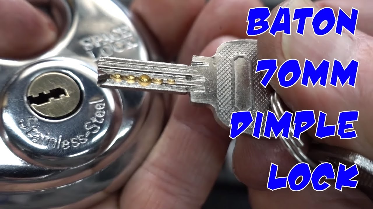 (1470) Baton 70mm Dimple Discus Lock – BosnianBill's LockLab