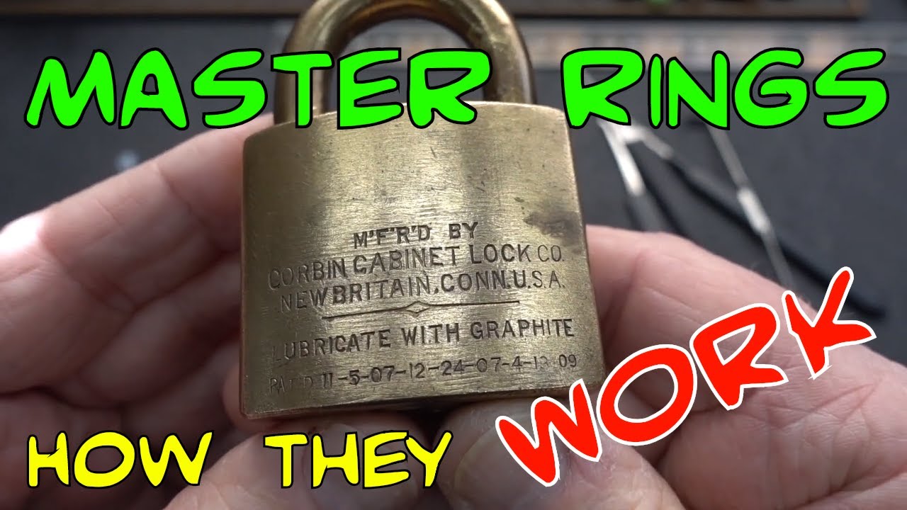 (1473) Corbin Master Ring Padlock And How They Work – BosnianBill's LockLab