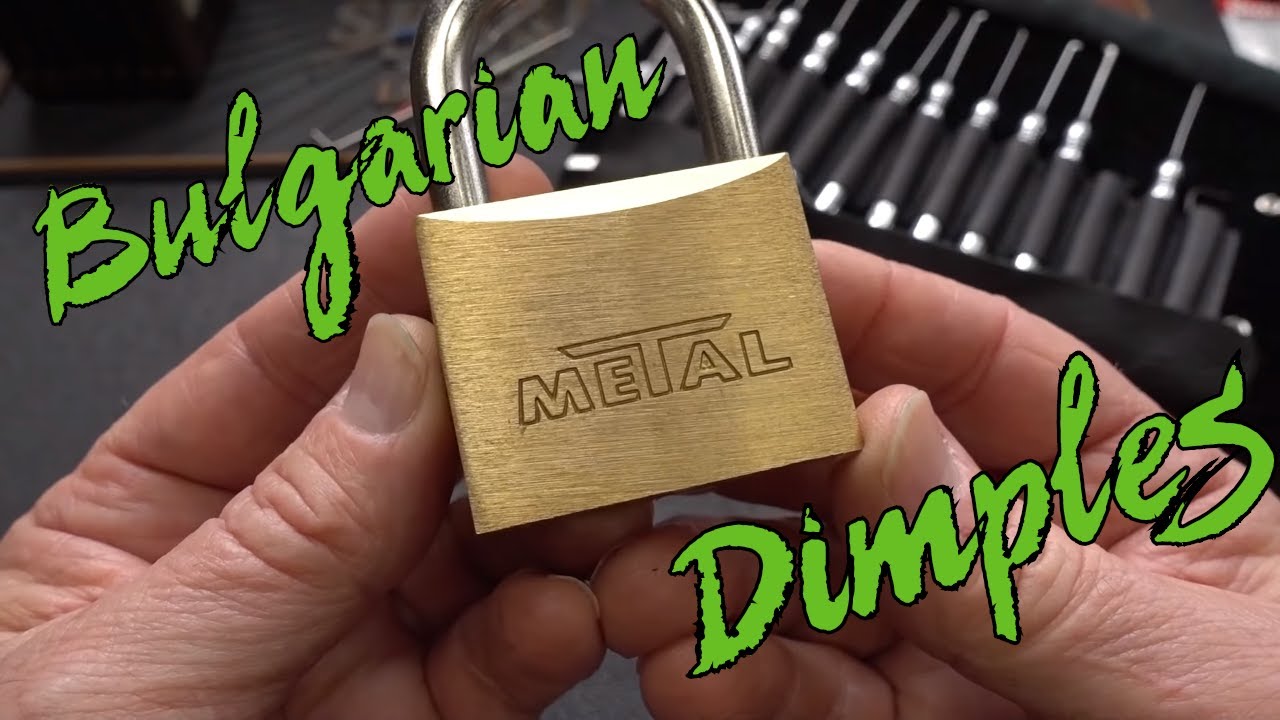 (1481) Bulgarian Metal (Brand) Dimple Padlock Picked Open – BosnianBill's LockLab