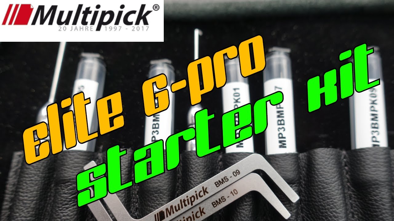 (1482) Review: Multipick Elite G-Pro Dimple STARTER KIT – BosnianBill's LockLab