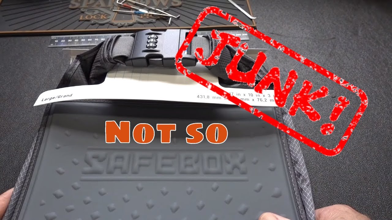 (1538) Review: SafeBox Personal Safe (JUNK!!) – BosnianBill's LockLab
