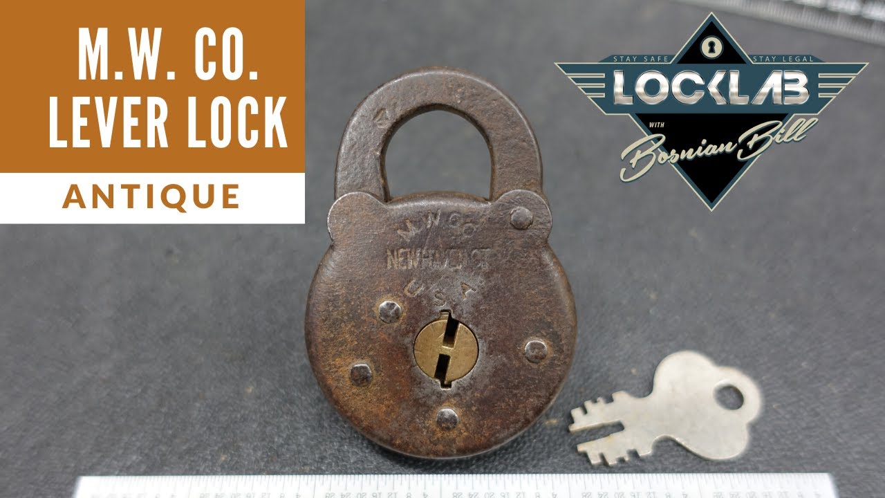 (1596) MW Company Antique Lever Lock – BosnianBill's LockLab