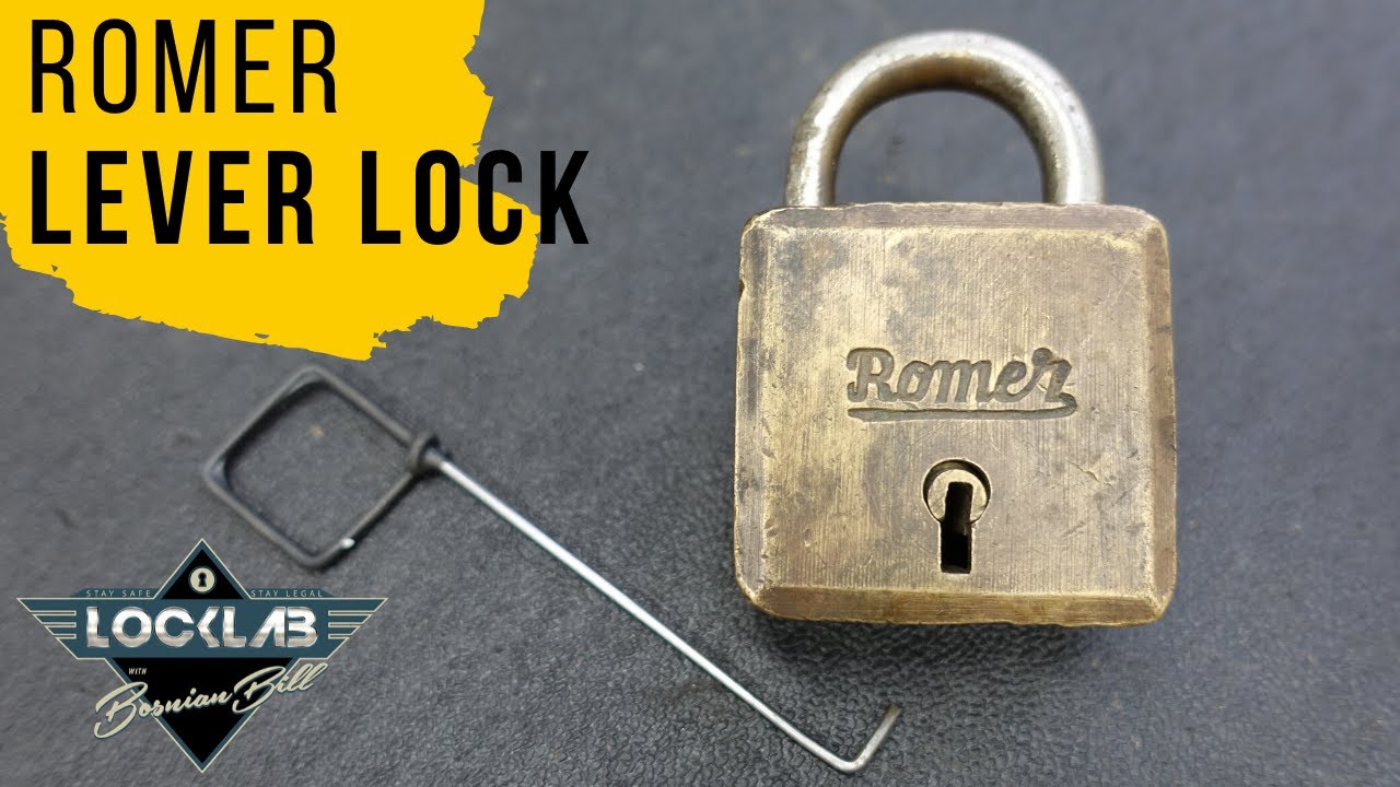 (1611) Romer Lever Lock Picked Open – BosnianBill's LockLab