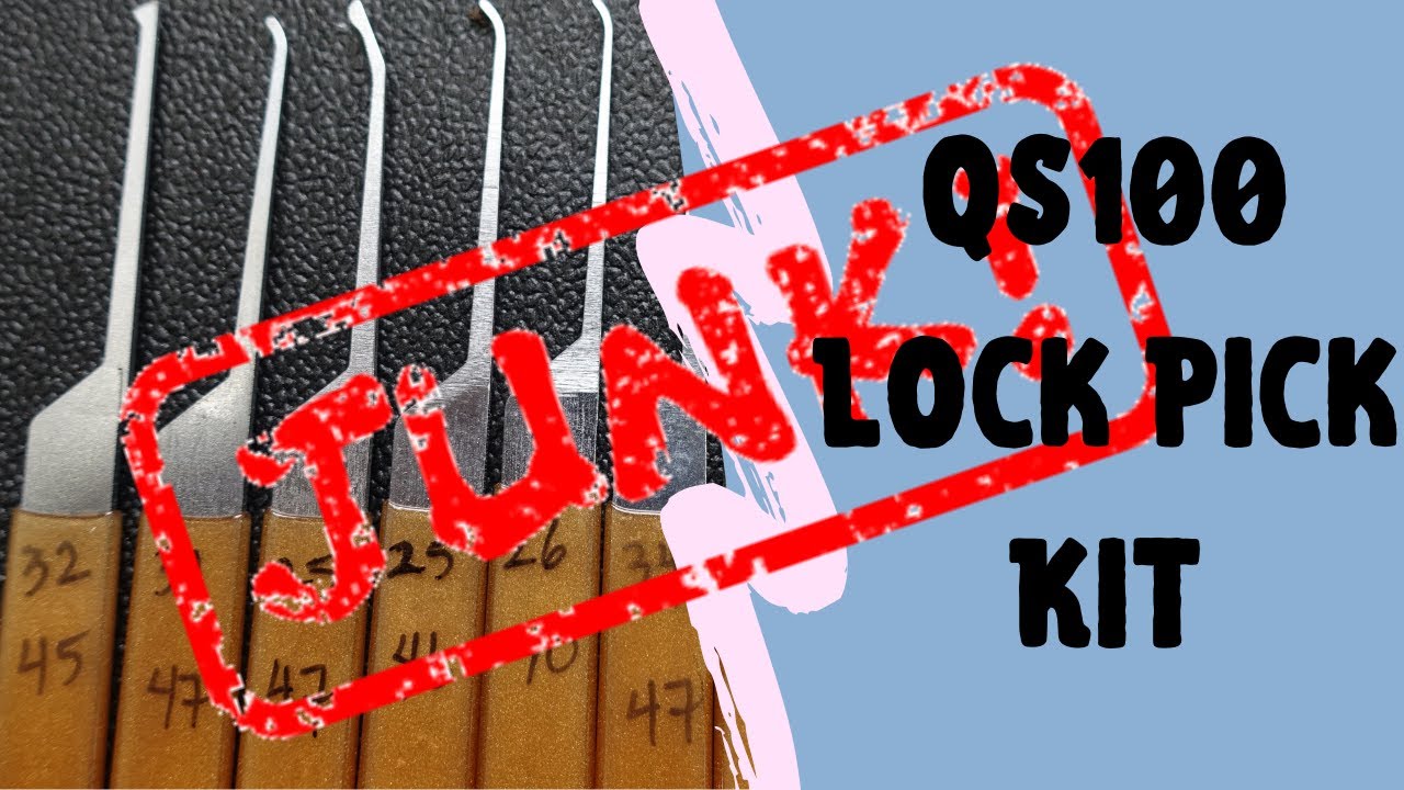 (1634) Review: QS100 Lock Pick Kit (JUNK!) – BosnianBill's LockLab