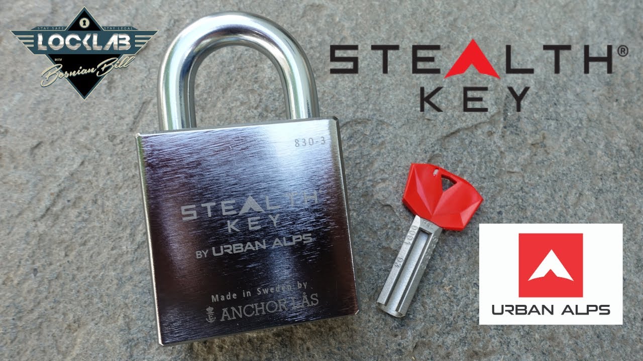 (1734) Review: Urban Alps Stealth Padlock (AWESOME!) – BosnianBill's LockLab