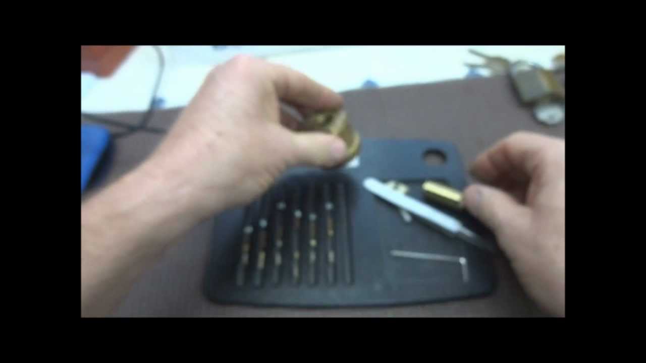 (174) Medeco 6-Pin Mortise Cylinder Picked Open & Gutted – BosnianBill's LockLab