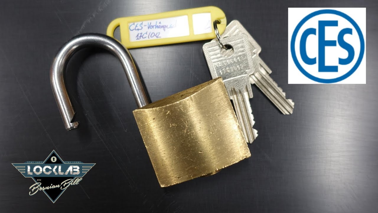 (1748) CES Padlock Picked Open – BosnianBill's LockLab