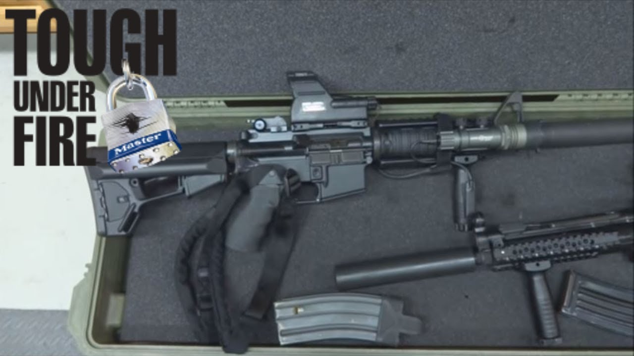 (178) Tough Under Fire (Phase II): Master Lock versus 5.56mm NATO – BosnianBill's LockLab