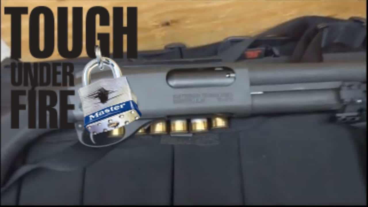 (182) Tough Under Fire (Phase V): Master Lock versus 12 Gauge – BosnianBill's LockLab