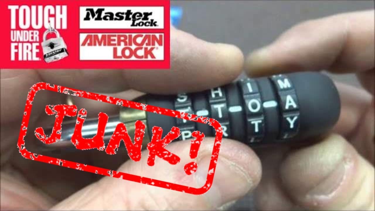 (184) WordLock Combination AVOID THIS LOCK!!! – BosnianBill's LockLab
