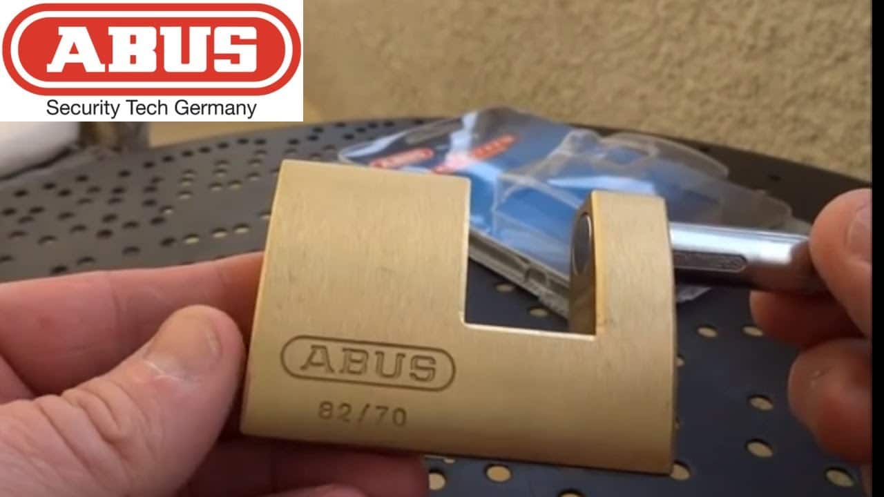 (198) Abus 82/70 Picked Open (Mushroom Pins for Beginners) – BosnianBill's LockLab