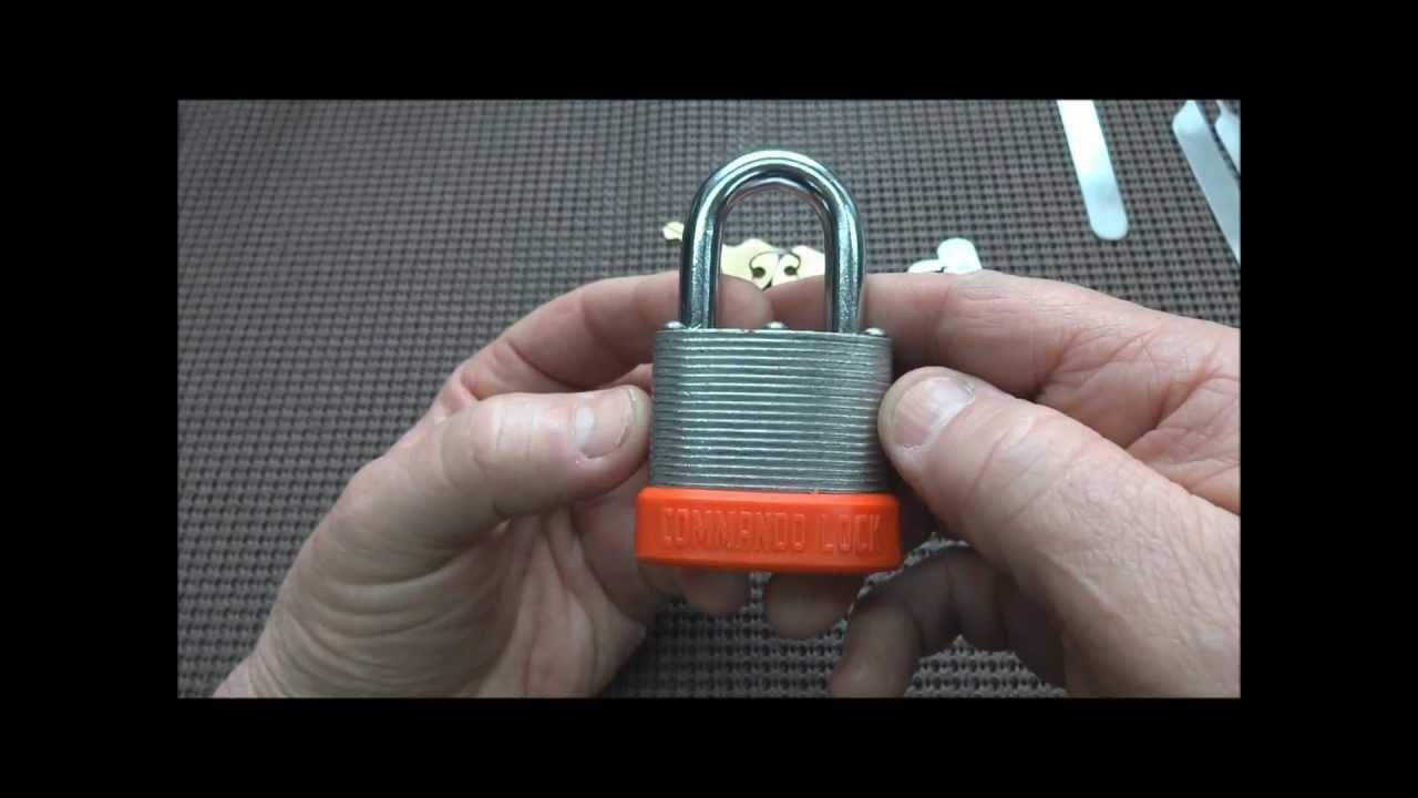 (208) Commando Padlock Examined & Picked Open (Thanks Geoman1217!!!) – BosnianBill's LockLab