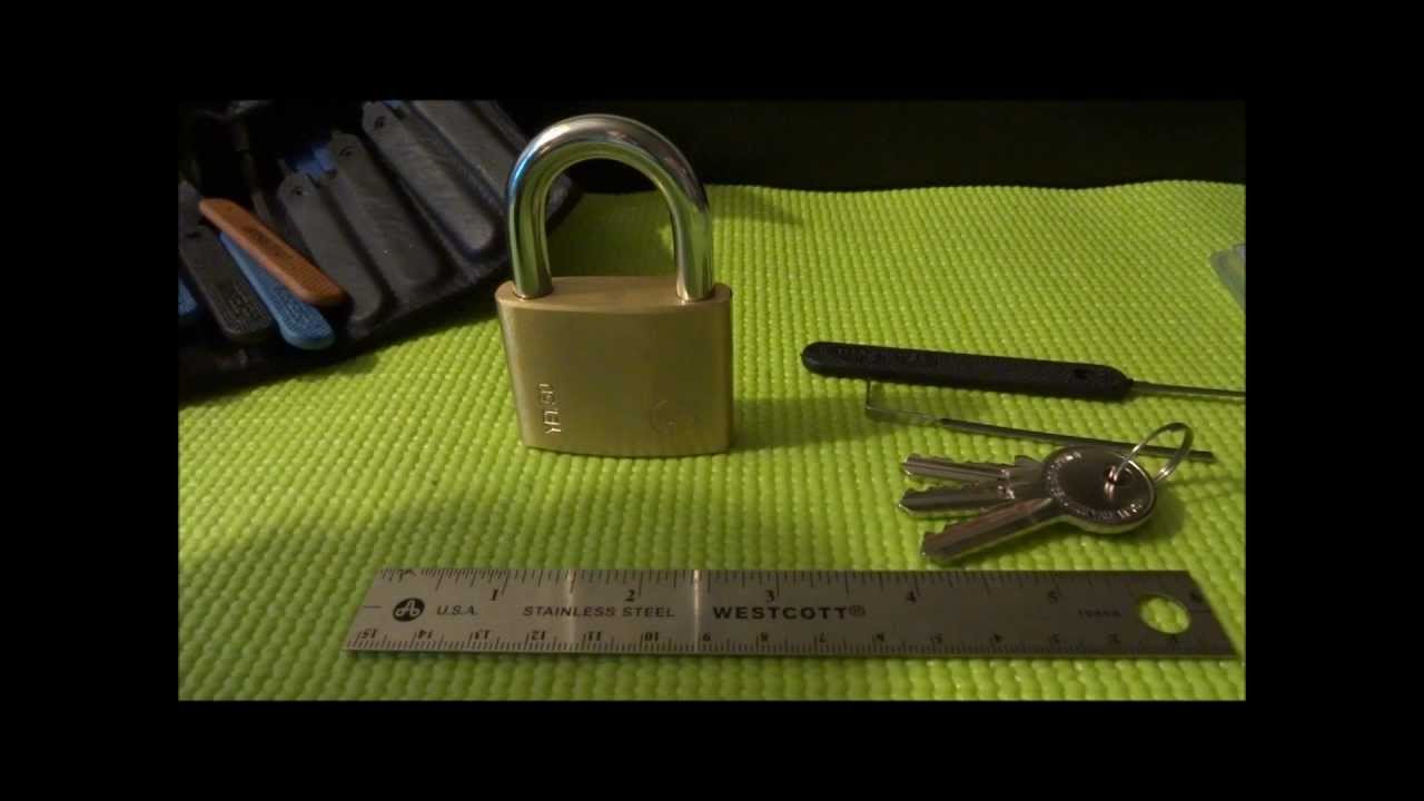 (233) Yale YE1 padlock Picked, Rocked & Zipped Open (and view of Congo) – BosnianBill's LockLab