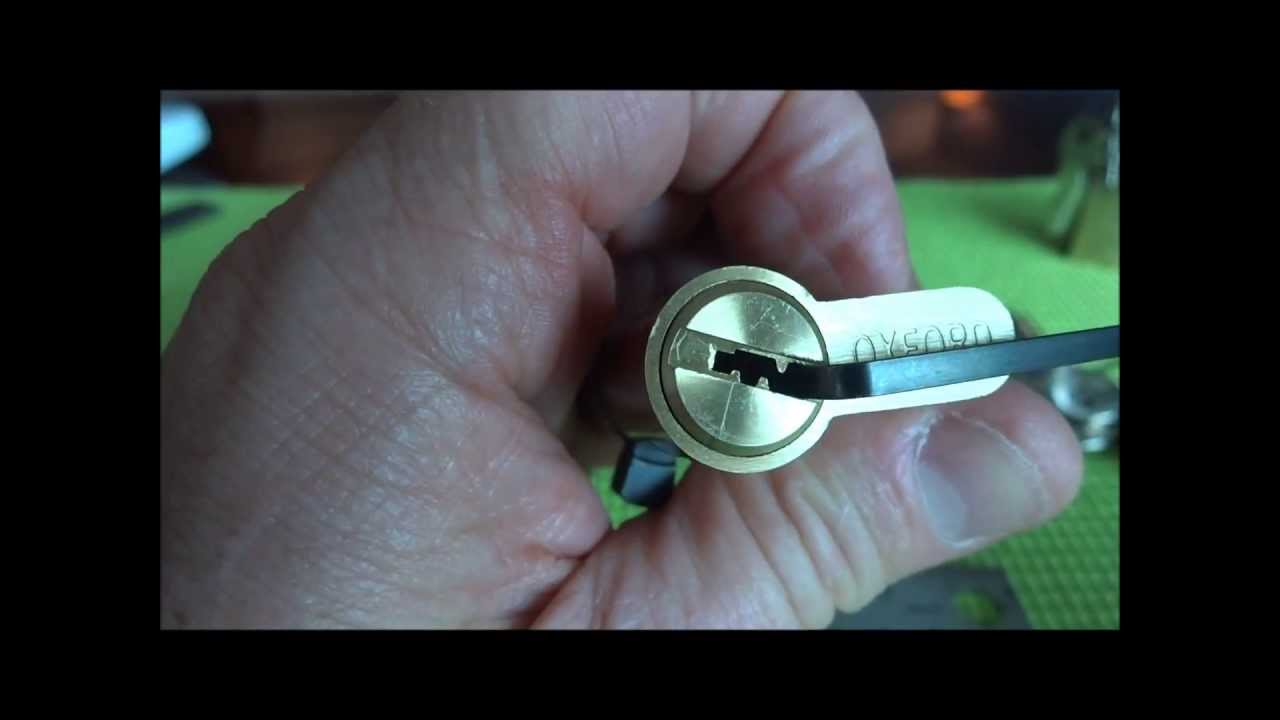 (278) Oxford Dimple Cylinder Picked Open – BosnianBill's LockLab