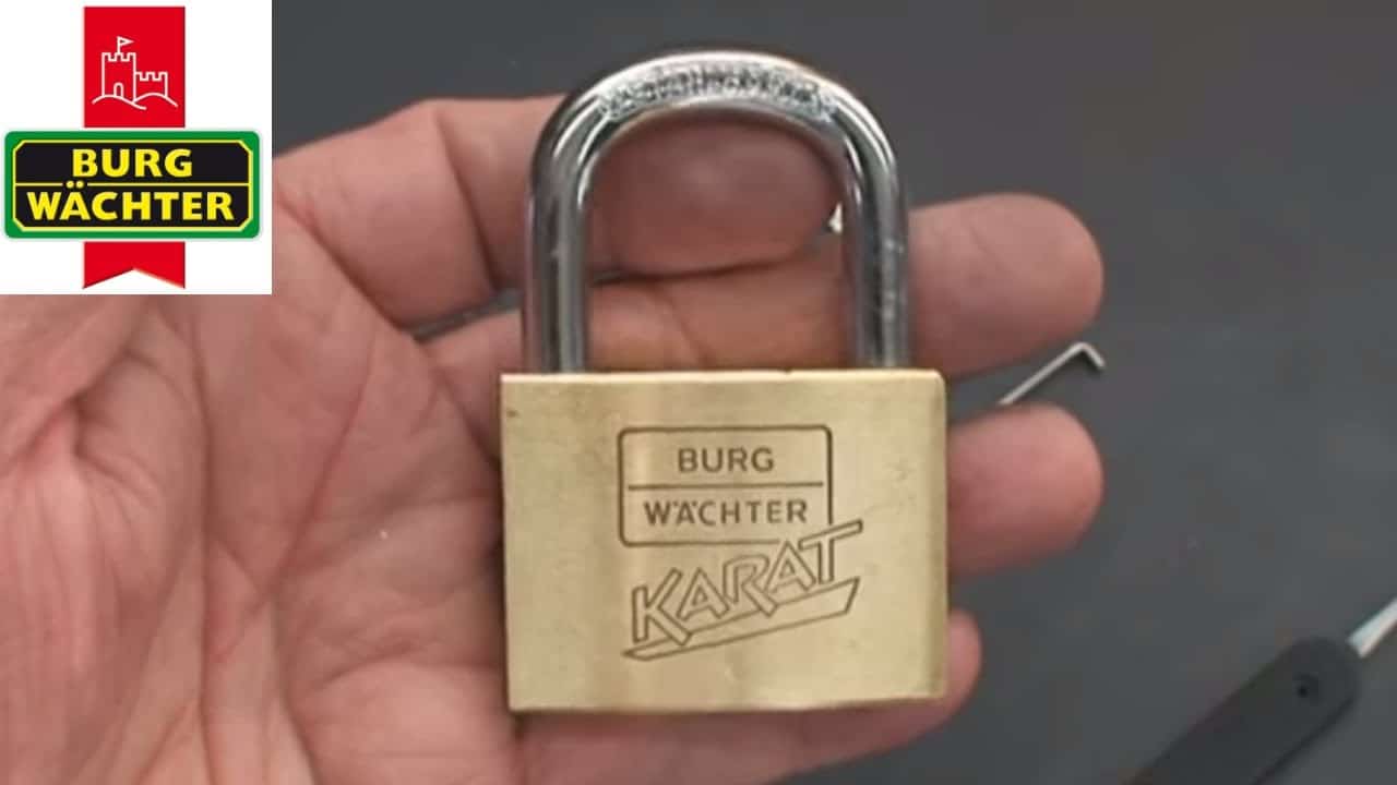 (28) Burg and Wächter "Karat" High Security Padlock SPP'd – BosnianBill's LockLab