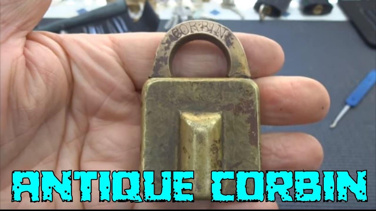 (288) Antique Corbin Padlock Picked Open – BosnianBill's LockLab